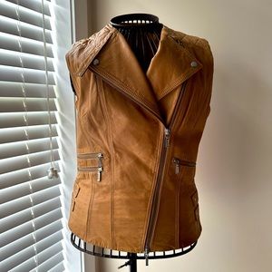 Leather vest